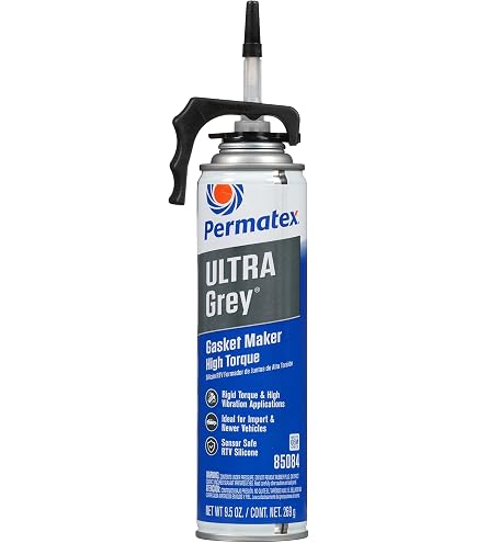 Amazon.com: Permatex 85084 Ultra Grey Rigid High-Torque RTV
